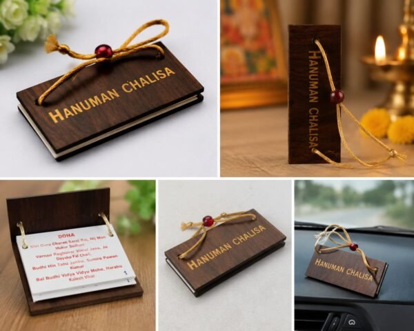 FamilyFeves Pocket Hanuman Chalisa Book in English with Hanuman Aarti